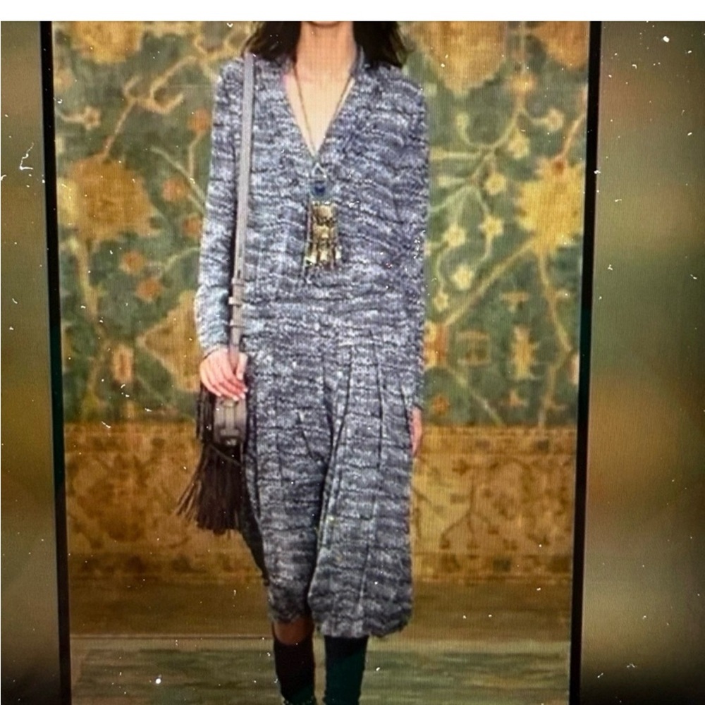 Tory Burch Runway Marble-print Dress (size 4)